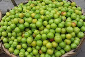 Không nên mua mận quá xanh hoặc quá chín, mà chọn loại xen cả màu xanh và đỏ. Ảnh: Nhịp sống Phụ nữ.