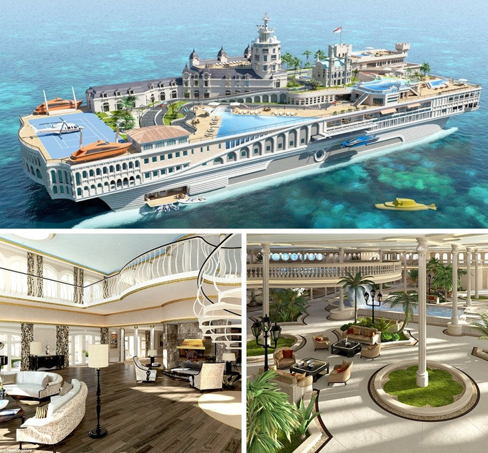 Như một khu đô thị cao cấp dành cho giới nhà giàu trên biển, du thuyền Streets of Monaco hội tụ các hình thức vui chơi giải trí lớn tại đây từ sòng bạc Monte Carlo nổi tiếng đến đường đua công thức 1 thu hút nhiều tay đua kì cựu đến đây.