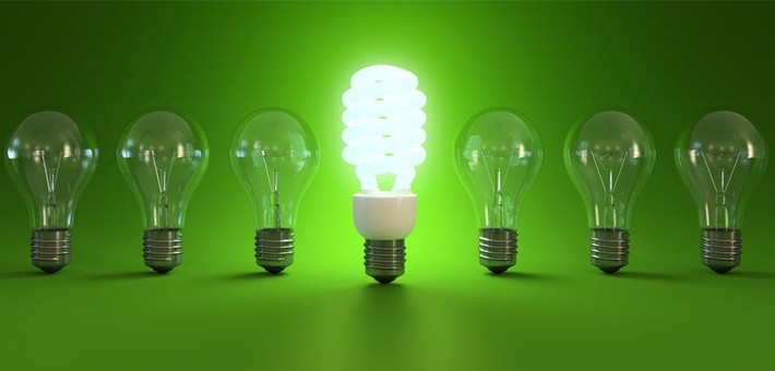 Với hệ thống chiếu sáng, bạn nên sử dụng các loại bóng đèn led tiết kiệm điện thay cho các loại đèn compact hay bóng đèn sợi đốt thông thường. (Ảnh Powertime)