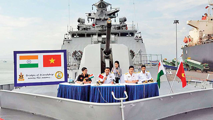 Theo trang tin Hải quân Ấn Độ, cuộc diễn tập hàng năm góp phần gia tăng quan hệ giữa hai nước kể từ tháng 9/2016 khi quan hệ ngoại giao hai bên nâng lên mức "Đối tác chiến lược toàn diện". Nguồn ảnh: India Navy