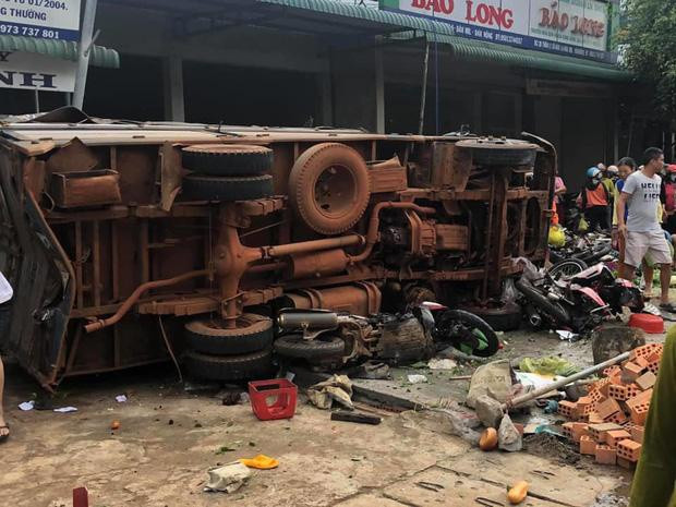 Hiện trường vụ tai nạn.