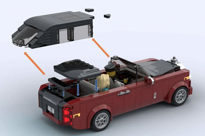 Mẫu xe Lego Rolls-Royce Phantom VIII này đã được gửi đến trang web LEGO Ideas. Nếu “HenkvdL05” có được 10.000 người ủng hộ trong khung thời gian nhất định, chiếc Rolls-Royce của anh ấy có cơ hội biến thành một bộ Lego được bán thương mại rộng rãi.