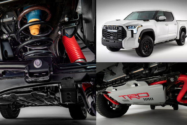 Trước ra mắt Tundra thế hệ mới vào mùa thu năm nay ở Mỹ, hãng Toyota liên tục tung ra những video teaser “nhá hàng” những trang bị mới trên Tundra thế hệ thứ 2. Trong video mới nhất, hãng xe Nhật Bản đã giới thiệu hệ thống treo mới trên phiên bản Toyota Tundra TRD Pro 2022 mới.