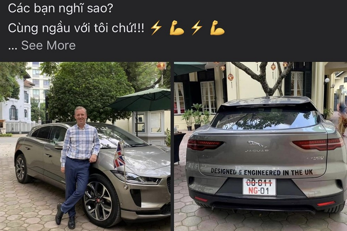 Ngay cả trên facebook cá nhân của mình, ông Gareth Ward cũng đã chia sẻ hình ảnh của mình bên chiếc xe Jaguar i-Pace hoàn toàn mới cùng lời chú thích khá thú vị: "Thời đại xe chạy xăng đang kết thúc. Kể từ hôm nay tôi sẽ đi bằng xe điện Jaguar I-Pace. Tốt cho môi trường, công nghệ cao, và cực kỳ ngầu nữa. Các bạn nghĩ sao? Cùng ngầu với tôi chứ!!!"