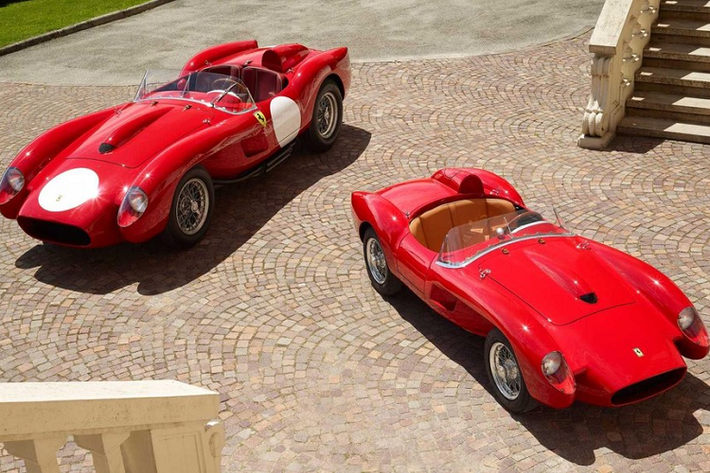 Ferrari được coi là ông vua làm thương hiệu và hàng hóa thương mại trong thế giới ôtô. Theo thời gian, nhiều thương hiệu đã học theo Ferrari, với Porsche tạo ra dòng sản phẩm hàng hóa ăn theo tên tuổi của mình, và Lamborghini cũng cung cấp ra thị trường những sản phẩm mang dấu ấn “bò tót” để phục vụ người hâm mộ, còn Bugatti thậm chí cung cấp một phiên bản đồ chơi dựa theo xe đua cổ điển - Ferrari Testa Rossa J chạy điện mới.