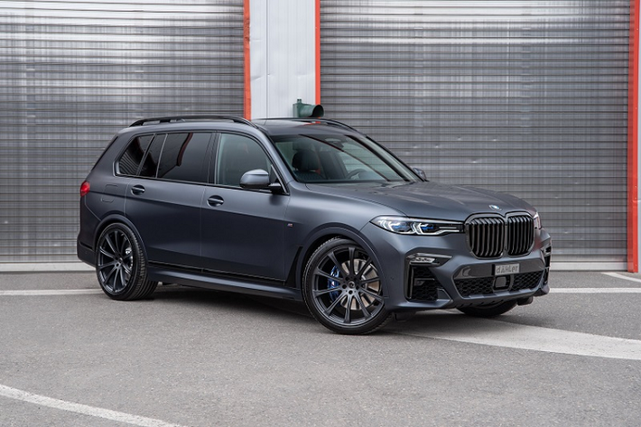 BMW X7 thế hệ mới sẽ được Dahler nâng cấp sức mạnh, thay thế hệ thống ống xả mới, hệ thống treo thể thao hơn và bánh xe aftermarket.