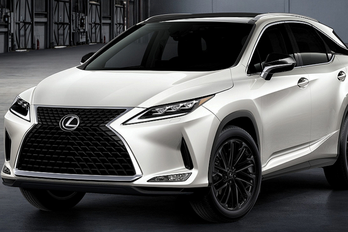 Hai phiên bản Black Line chính thức sẽ là Lexus RX 450hL và RX 350L, đi kèm là hai tùy chọn màu ngoại thất Trắng ngọc trai Eminent và Xám Cloundburst. Một số chi tiết ngoại thất sẽ được sơn đen như la-zăng hợp kim 20 inch, ốc bánh sơn đen, chụp mâm sơn đen bóng với logo Lexus, rìa cản trước và nền logo sơn đen.
