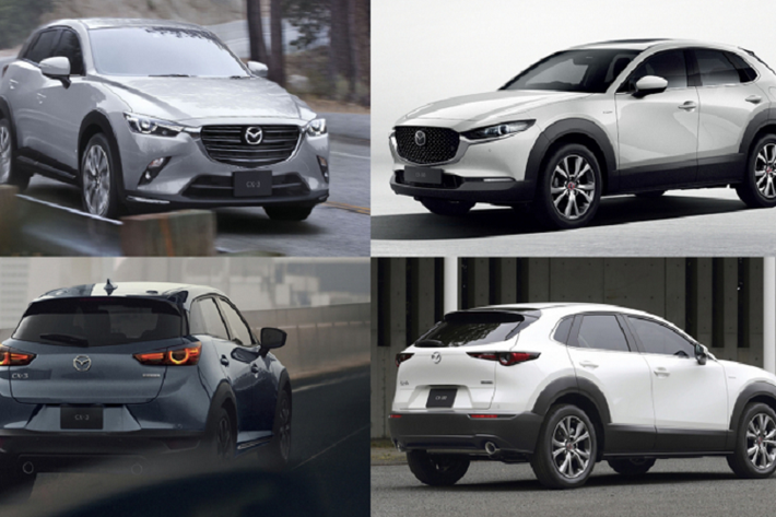 Nhận thấy phân khúc CUV cỡ nhỏ đang “nóng” lên tại thị trường Việt trong thời gian vừa qua, Mazda Việt Nam (Thaco) đã quyết định bổ sung thêm 2 mẫu xe CUV hoàn toàn mới tại thị trường Việt, định vị dưới dòng Mazda CX-5. Thay vì lắp ráp, Mazda CX-30 và CX-3 sẽ được nhập khẩu trực tiếp từ Thái Lan tương tự bán tải BT-50 và Mazda2.