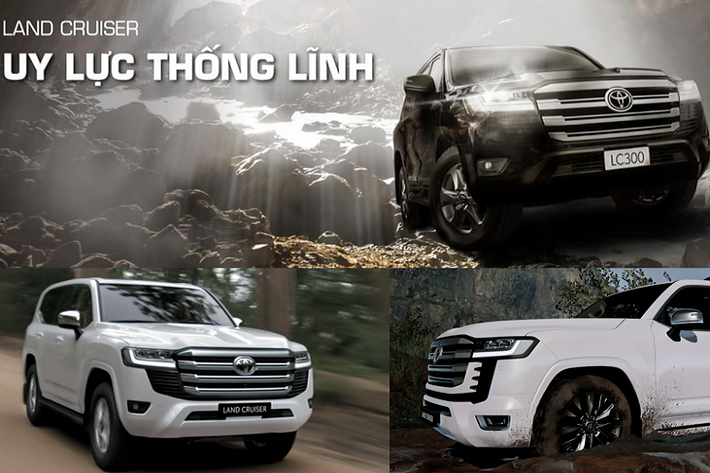 Chưa đầy 1 tháng kể từ khi Toyota Land Cruiser 2022 mới (L300) chính thức ra mắt tại thị trường Trung Đông. Đến nay, đại lý của Toyota Việt Nam đã mở đặt hàng Land Cruiser 2022 thế hệ mới. Được biết, Land Cruiser 2022 nhập chính hãng thuộc phiên bản VX sử dụng động cơ V6 dung tích 3.5L tăng áp kép mới, kết hợp với hộp số tự động 10 cấp.