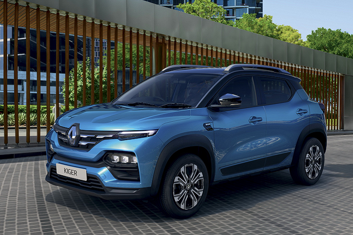 Được xem trước bởi phiên bản Kiger Concept vào năm ngoái, Renault Kiger 2021 mới có chiều dài tổng thể chưa đến 4 m, chiều dài cơ sở 2.500 mm. Với kích thước này, Renault Kiger mới được định vị nằm giữa Kwid và Triber trong dòng sản phẩm của Renault tại Ấn Độ.