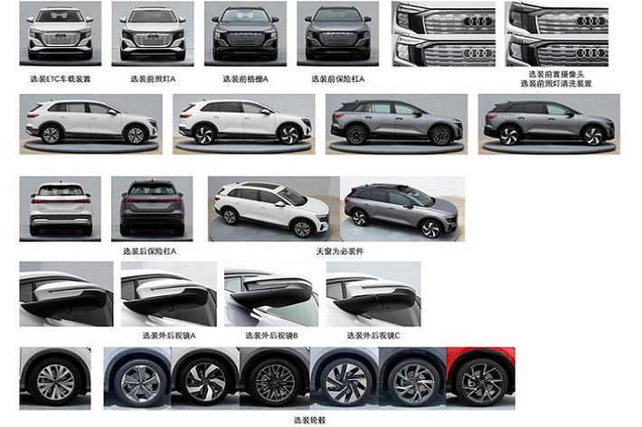 Về truyền động, các bức ảnh trên Bộ Công nghiệp và Công nghệ Thông tin Trung Quốc cho thấy Q5 e-tron sẽ có 3 tùy chọn động cơ, bao gồm bản 35 e-tron 177 mã lực và 40 e-tron 201 mã lực. Cả 2 đều sử dụng một động cơ điện duy nhất đặt phía sau và dẫn động cầu sau.