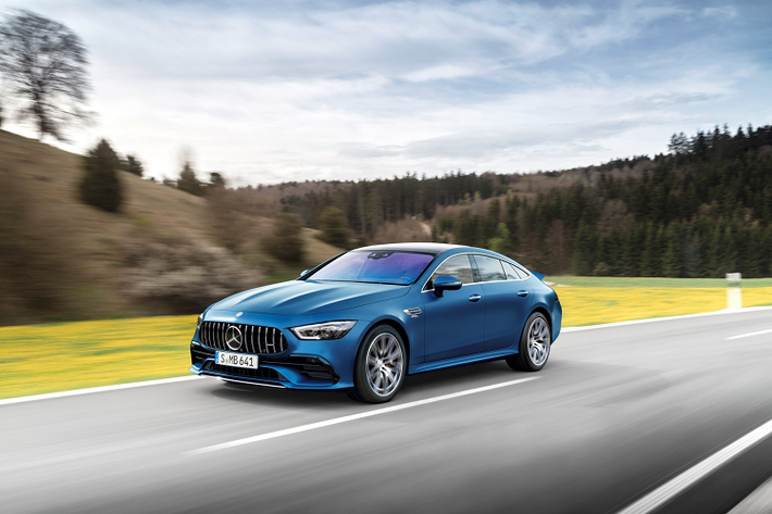 Tại Việt Nam, Mercedes-AMG GT 4 cửa được phân phối chính hãng với bản GT 53. Xe được mang về hồi giữa năm 2020, cùng lúc với siêu xe Mercedes-AMG GT R. GT 53 tại Việt Nam có công suất 429 mã lực, mô-men xoắn 520 Nm và mức giá 6,3 tỷ đồng.
