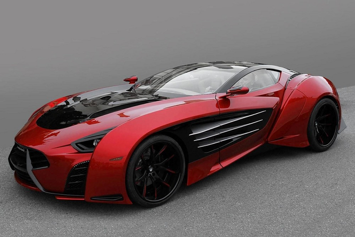 Laraki Epitome (9 chiếc dự kiến) Trong năm 2013, một nhà thiết kế và doanh nhân người Ma rốc tên là Abdesslam Laraki đã bất ngờ hé lộ mẫu xe Laraki Epitome giá 2 triệu USD tại sự kiện Pebble Beach. Nó có thân vỏ bằng sợi carbon và chỉ nặng 1.270 kg trong khi được trang bị động cơ V8 tương tự như Corvette C6, nhưng được độ để sản sinh công suất 1.200 mã lực khi chạy bằng nhiên liệu 91 octan. Với nhiên liệu 110 octan, Laraki tuyên bố Epitome sẽ sinh ra 1.750 mã lực. Chỉ có 9 chiếc được lên kế hoạch chế tạo, và không rõ bao giờ sẽ hoàn thành tất cả.