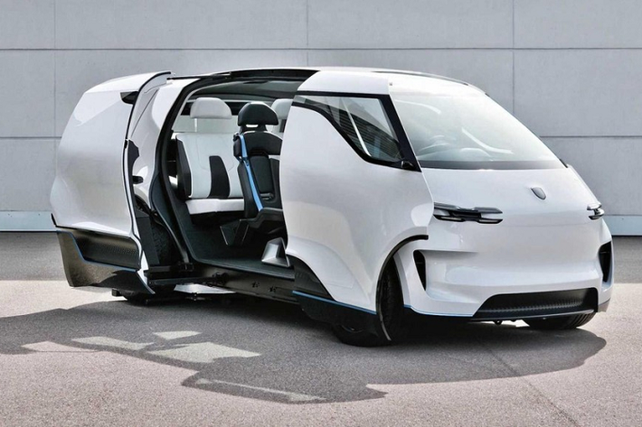 Sau khi hé lộ với công chúng mẫu concept xe van điện bí mật Porsche Vision Renndienst chạy điện trong tháng 11/2020, thương hiệu Đức giờ đây đã tung ra những bức ảnh nội thất của mẫu xe hướng đến tương lai này. Nội thất xe có 6 chỗ ngồi, nhưng sử dụng một cách bố trí lạ thường.