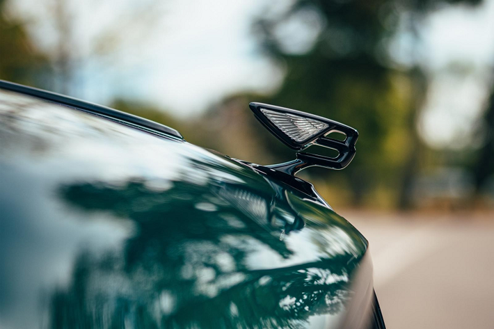 Để tạo nên sự khác biệt cho Flying Spur Plug-in Hybrid với các phiên bản Flying Spur khác, hãng xe siêu sang Bentley đã trang bị cho xe logo Hybrid ở ốp viền hốc bánh xe trước, hai cặp ống xả kép hình ô-van và cổng sạc pin lithium ở ốp viền hốc bánh sau bên trái.