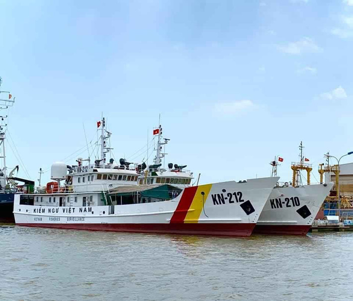 Chi đội Kiểm ngư số 2 đóng tại thành phố Vũng Tàu, tỉnh Bà Rịa-Vũng Tàu. Chi đội có nhiệm vụ tuần tra, bảo vệ, thực thi pháp luật Việt Nam trên biển đối với khu vực biển từ Bình Thuận đến Bạc Liêu, bao gồm các nhà dàn DK, các mỏ dầu khí và khu vực thềm lục địa phía đông nam Tổ quốc. Đơn vị được trang bị 1 tàu tuần tra cỡ lớn KN-2011, hơn 16 tàu tuần tra KN-750 và hơn 20 tàu tuần tra TK-1482C. Ảnh: Tàu tuần tra TK-1482C của Chi đội Kiểm ngư số 2.