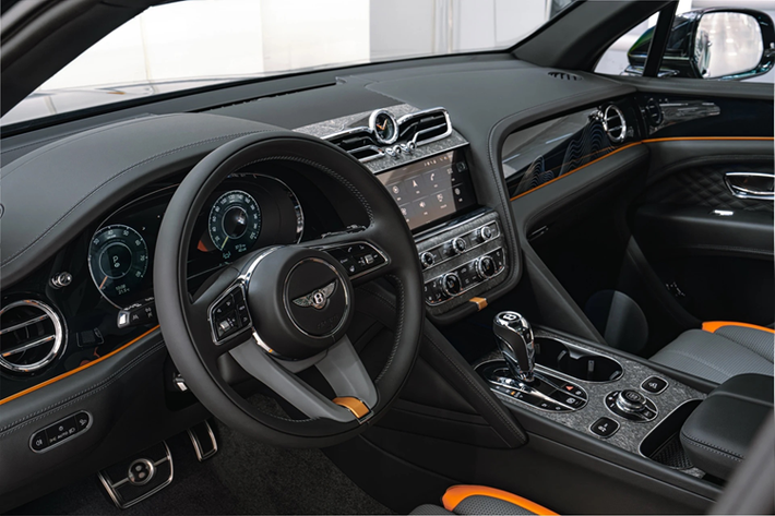 Trong đó, các chủ đề đầu tiên được đội ngũ Bentley Mulliner thực hiện là cá Koi, cây gậy Như Ý, kiệt tác "thiên lý giang sơn" gần 1.000 năm tuổi. Đối với người Á Đông, từ xa xưa cá Koi là đại diện của sự may mắn và can đảm, điều này khiến loại cá này trở thành thú chơi xa chỉ của giới thượng lưu tại nhiều quốc gia.