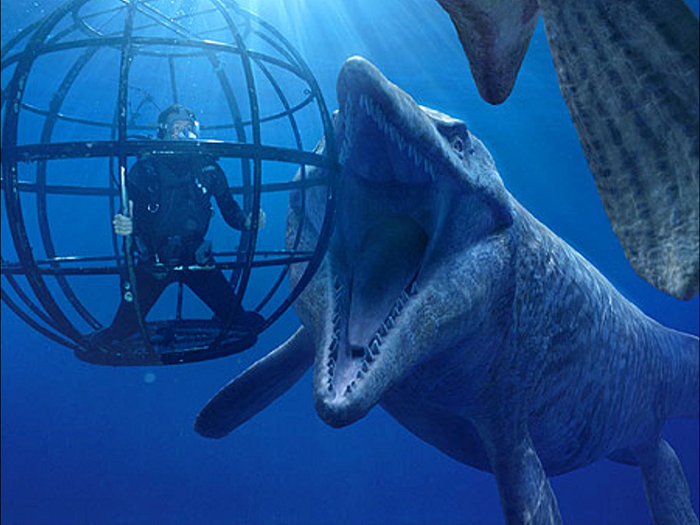Khủng long biển Tylosaurus có khả năng săn mồi vô cùng lợi hại. chúng là nỗi ám ảnh kinh hoàng nhất của các loài sinh vật biển thời điểm ấy.