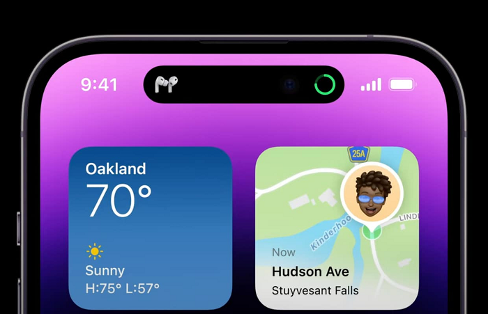 Apple đã phát triển Dynamic Island để đưa các cảnh báo, thông báo và các hoạt động khác liên quan đến toàn bộ hệ thống.