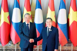 Tổng Bí thư Tô Lâm hội kiến Chủ tịch Quốc hội Lào Saysomphone Phomvihane