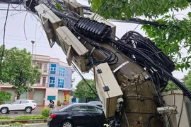 Sau hơn 5 giờ quần thảo, bão số 5 Kajiki để lại nhiều thiệt hại tại Nghệ An