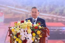 Tổng Bí thư Tô Lâm dự lễ khởi công đồng loạt 121 trường phổ thông nội trú liên cấp biên giới
