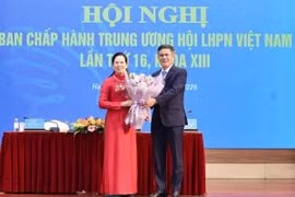 Bà Lê Thị Thủy được bầu giữ chức Chủ tịch Hội Liên hiệp Phụ nữ Việt Nam