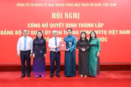 Công bố quyết định thành lập Đảng bộ cơ quan UBTƯ MTTQ Việt Nam 