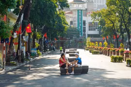 Bất ngờ diện mạo mới của Quảng trường Đông Kinh Nghĩa Thục