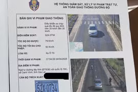 45 ngày vi phạm tốc độ 17 lần, tài xế bị phạt 101 triệu đồng