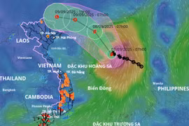 Bão số 7 ít dịch chuyển, có thể giật cực đại cấp 13