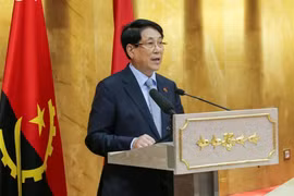 Chủ tịch nước Lương Cường phát biểu tại Quốc hội Angola