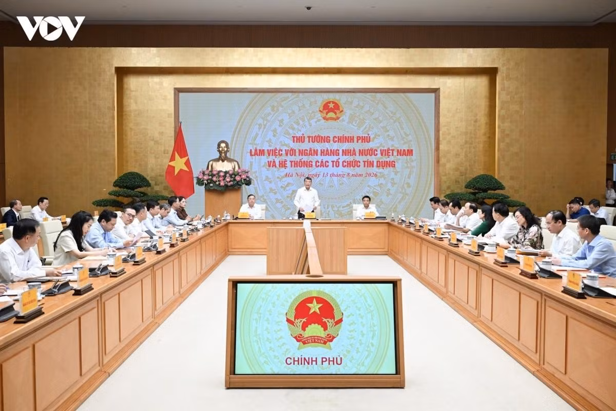 Thủ tướng Chính phủ Lê Minh Hưng làm việc với Ngân hàng nhà nước Việt Nam và hệ thống các tổ chức tín dụng.