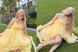 Jenny Yến 'đốn tim' fan với visual tựa nàng thơ trong sắc vàng rực rỡ