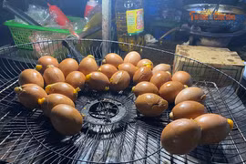 Quán trứng nướng vỉa hè thu hàng trăm triệu đồng mỗi tháng