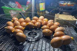 Quán trứng nướng vỉa hè thu hàng trăm triệu đồng mỗi tháng