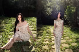 "Phú bà" Tâm Tít khoe giao diện tiên nữ mong manh, quyến rũ 