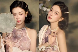 'Hot girl ảnh thẻ' đón Trung thu sớm với bộ ảnh xinh như tiên nữ