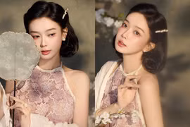 'Hot girl ảnh thẻ' đón Trung thu sớm với bộ ảnh xinh như tiên nữ