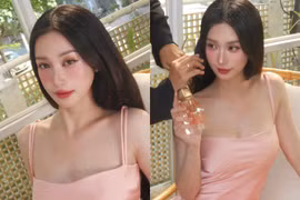 Jun Vũ 'gây thương nhớ' với vẻ đẹp tựa nàng thơ trong váy lụa mỏng manh