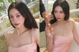 Jun Vũ 'gây thương nhớ' với vẻ đẹp tựa nàng thơ trong váy lụa mỏng manh