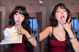 Loạt gái xinh đu trend 'Sugar On My Tongue' gợi cảm tràn màn hình