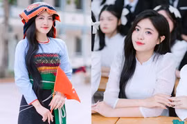 Nữ sinh dân tộc Thái xinh đẹp là thủ khoa trường khối C00