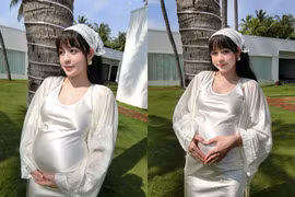 'Hot girl trứng rán' mang thai tuần thứ 36, nhan sắc mẹ bầu gây chú ý