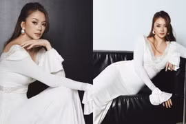 Chị gái Thiều Bảo Trâm không cần hở bạo cũng đủ khiến người đối diện nín thở