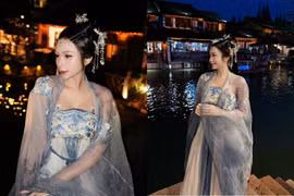 Rũ bỏ hình tượng gợi cảm, Tiktoker Quỳnh Như hóa mỹ nữ cổ trang ngọt ngào