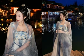 Rũ bỏ hình tượng gợi cảm, Tiktoker Quỳnh Như hóa mỹ nữ cổ trang ngọt ngào