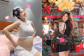 Nàng tiểu thư Sài thành thần thái rạng ngời khoe bụng bầu nhô cao