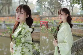 ‘Vợ quốc dân’ Chao gia nhập đường đua áo dài, nhan sắc kẹo ngọt khó rời mắt