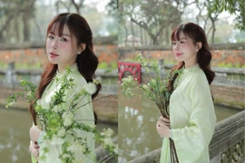 ‘Vợ quốc dân’ Chao gia nhập đường đua áo dài, nhan sắc kẹo ngọt khó rời mắt